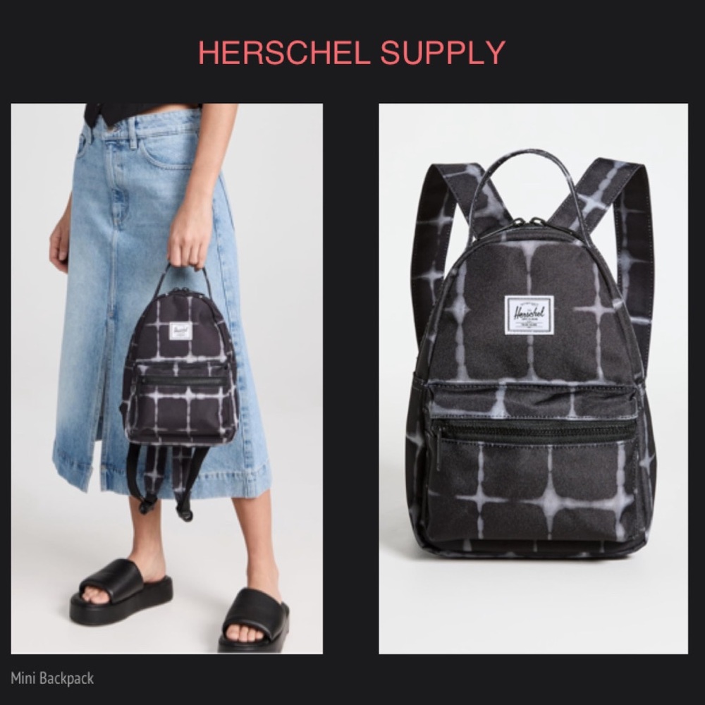 HERSCHEL SUPPLY CO. Tie Dye Check Hip Mini Backpack